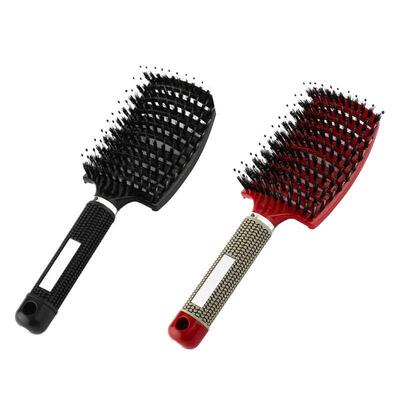 Hair Scalp Massage Comb Hairbrush Bristle Nylon Women Wet Dr