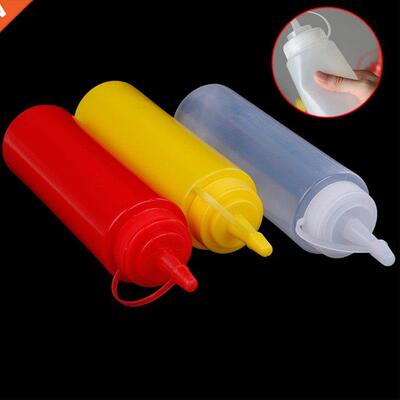 1 Piece Plastic Squeeze Bottle Dispenser 8oz for Sauce Vineg