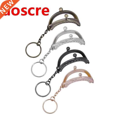4 colors Coin Purse Bag 4-5cm Change Purse Frame with Key c