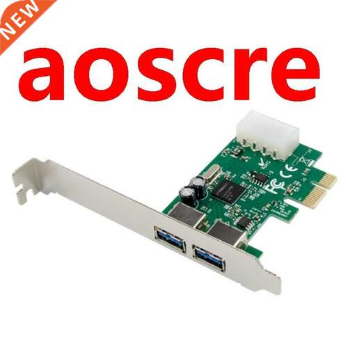 PCI-E NEC720200 Dual Port USB 3.0 Super High Speed Thermal C