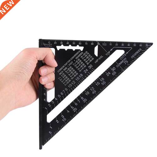 7 inch Metric Aluminum Alloy Triangular Ruler Speed Square P