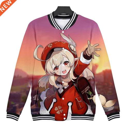 Genshin Impact ke li stripe Same paragraph 3D Casual Slim B