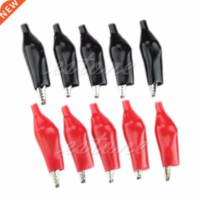10Pcs 28mm Alligator Leads Crocodile Test Clip for Electrica