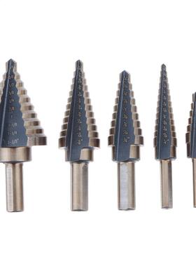 5pcs Step Drill Bits 1/4