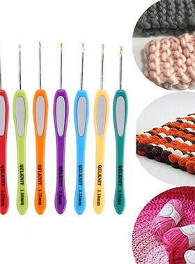 8 Pair Crochet Hook Circular Knitting Needles Set Plastic Ha