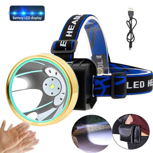 high Power led Headlamp Miner's headlight head Torch frontal