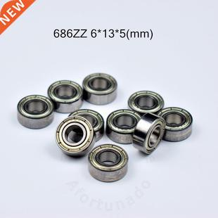 steel free shipping Metal 10pcs chrome 686ZZ