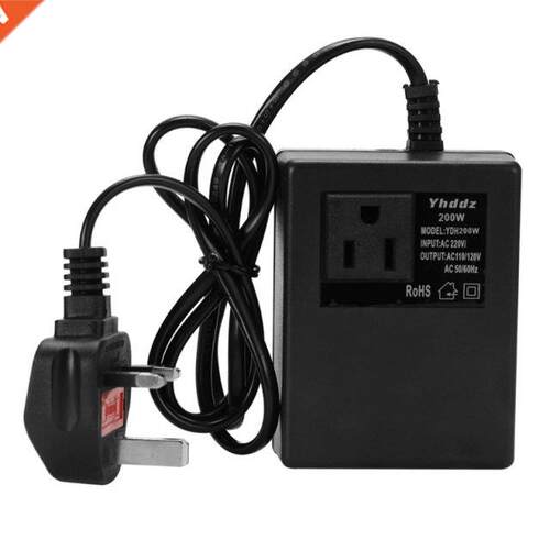200W Voltage Converter 230V to 110V Step Down from US to UK