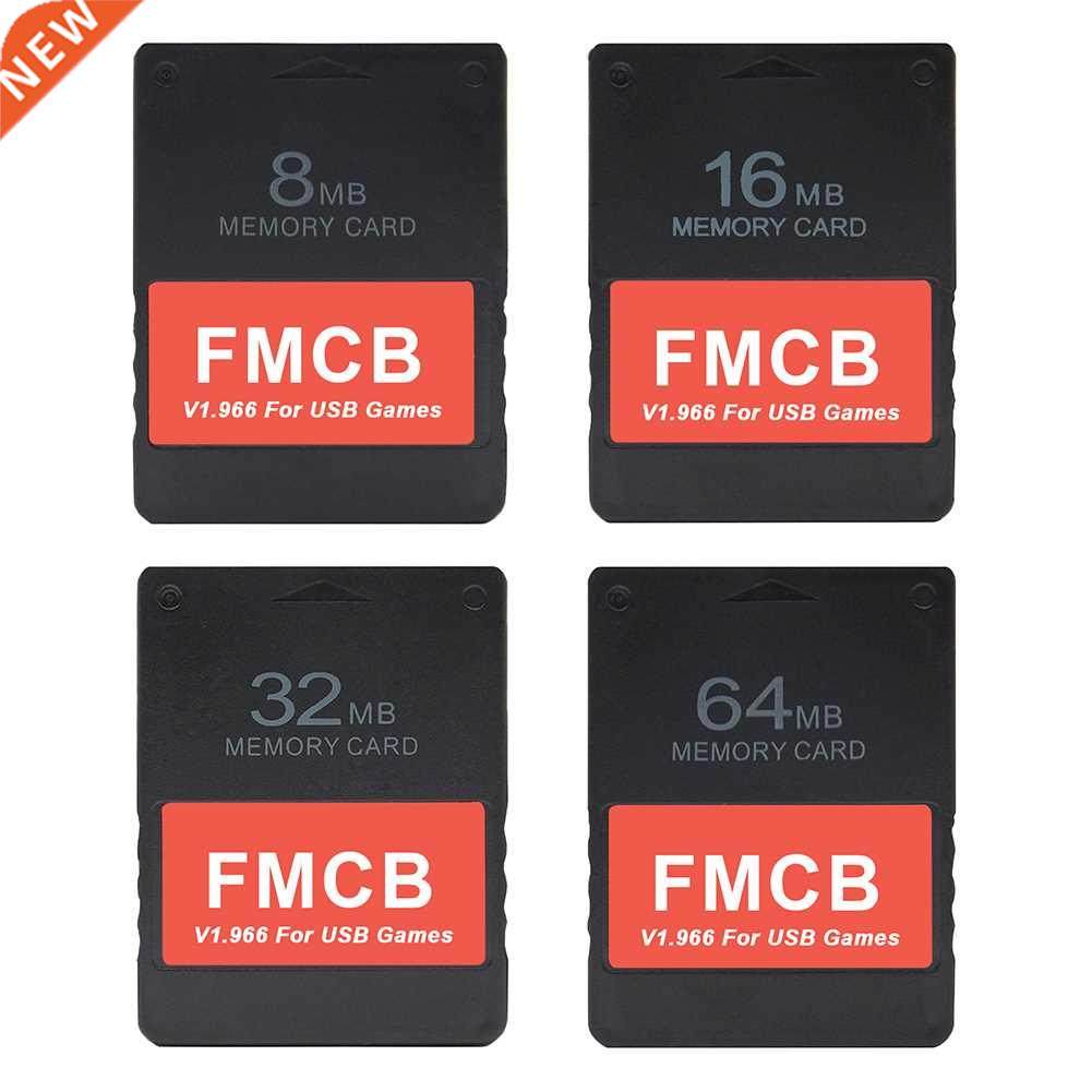 Retro FMCB V1.966 Game Memory Card for PS2 PS1 Game Conse