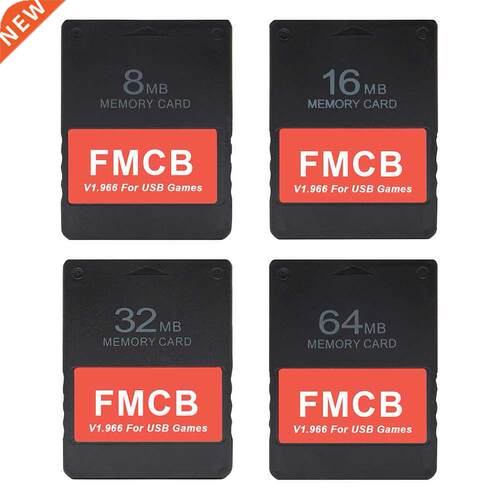 Retro FMCB V1.966 Game Memory Card for PS2 PS1 Game Conse