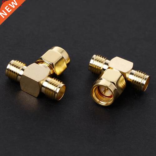 10PCS  3 Way Splitter SMA Male to Two SMA Female Triple T RF
