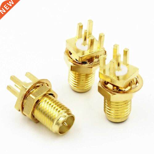 50Pcs RP SMA Female Edge PCB Mount Board Receptacle RPSMA Fe