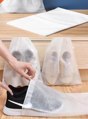 10Pcs/Set Shoe Dust Covers Non-Woven Dustproof Drawstring Cl
