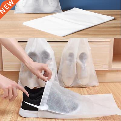 10Pcs/Set Shoe Dust Covers Non-Woven Dustproof Drawstring Cl