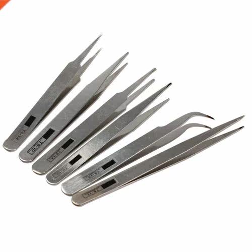 6 in 1 Anti-static Industrial Tweezers Maintenance Repair Ki