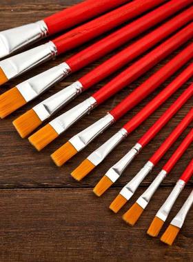 Rod red ol pant brush nylon 1-12 number sut of manufactur