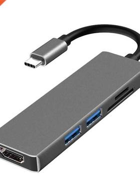 USB C Hub HDMI Adapter 适用于 Pro 2019/2018/2017 5 in 1 Don