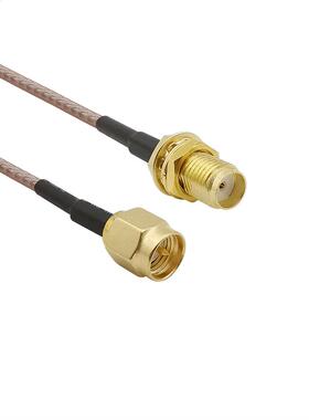 1Pcs 15CM/5.9Inch RG316 Cable SMA Male to SMA Female Nut Bul
