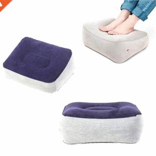 Soft Footrest Pillow PVC Inflatable Foot Rest Travel Pillow