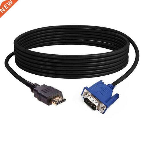 3m HDMI-compatible to VGA HD Converter Cable Audio Cable USB