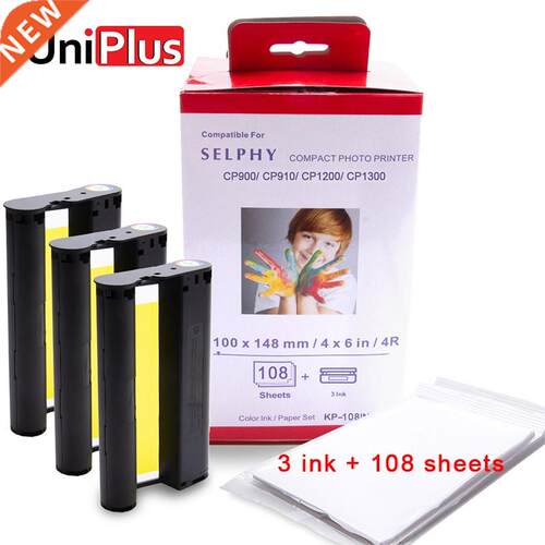 UniPlus for Canon Selphy Color Ink Paper Set Compact Photo