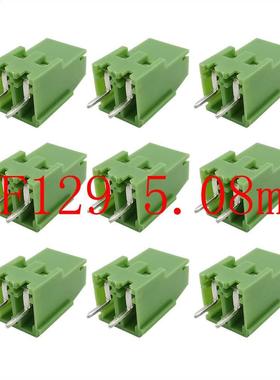 5Pcs Green KF129 2Pin 5.08mm Pitch Straight Needle PCB Screw