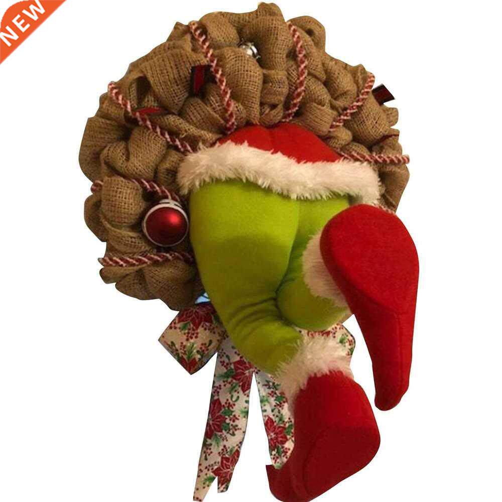 Christmas Thief Stole Christmas Burlap Wreath Christmas Deco