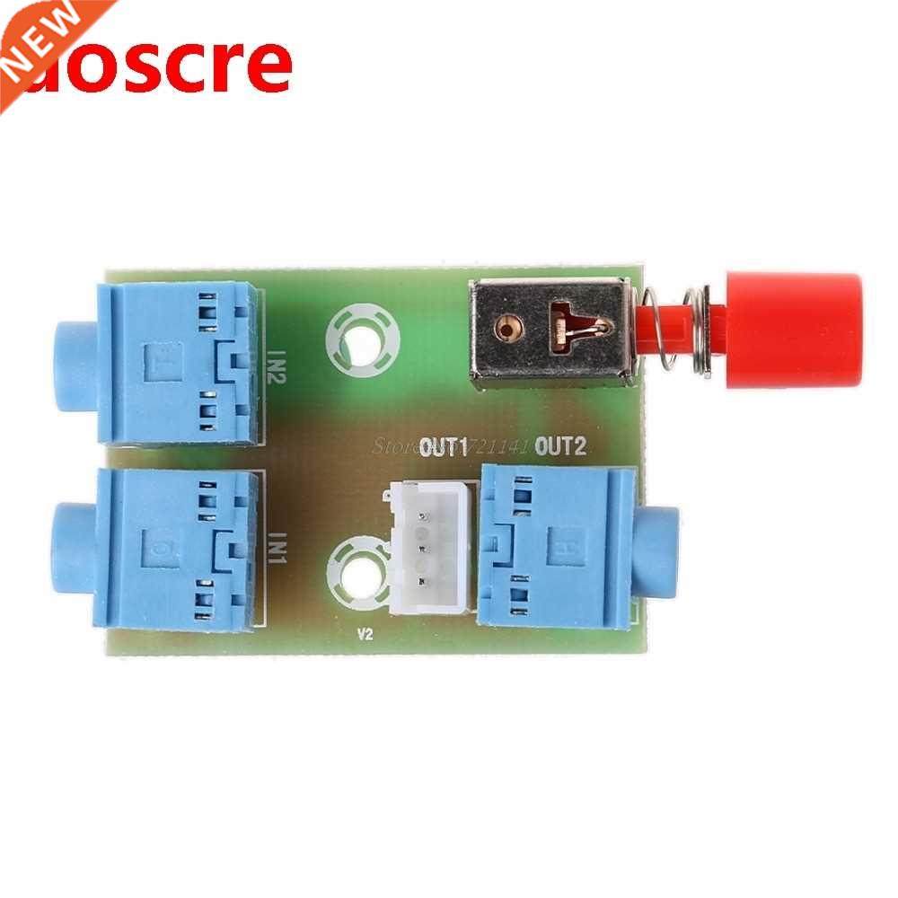 3.5 Audios 2 In 1 Out Switch Switching Board Audio Socket Si