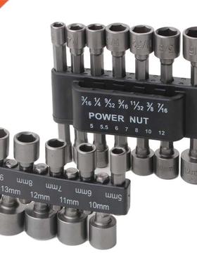 9+14pcs Drill Bit dpter Hexgon Nut Driver Drill Bit Socke