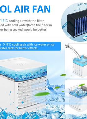 KKmoon USB Mini Air Conditioning Fan  Speeds 41℉ Air Coi