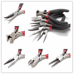 5Pcs Jewellery Mini Pliers Set Kit Cutter Chain Round Bent N