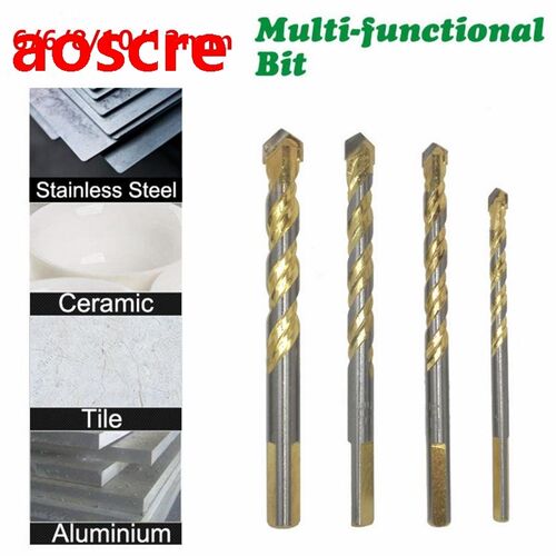 5pcs Multi Purpose Carbide Tipped Drill Bit Set for Masonry