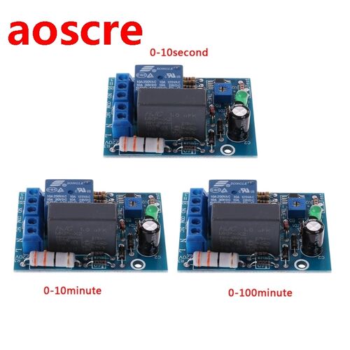 AC 220V Adjustable Timer Delay Switch Turn On/Off Time Relay
