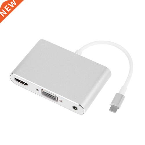 1080P L Port for Apple Iphone7 7Plus 8 8Plus to HDMI VGA wit
