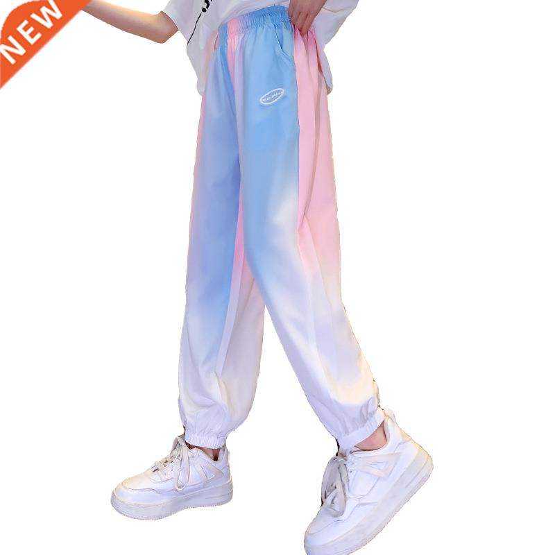 2022 Summer Girls Pants Teen Girls Clothing Gradient Fash