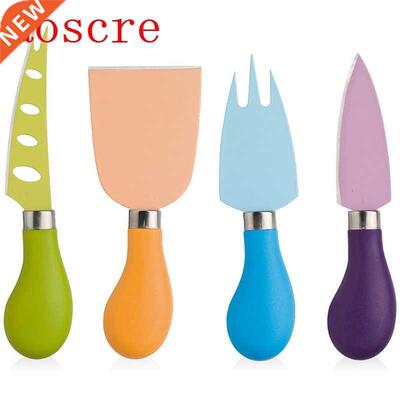 Stainless Steel Cheese Knives Sets pp Handle Fork Butter Kn