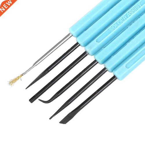 6Pcs Circuit Board Cleaner Brass Brush Chiplifter Tool Set B