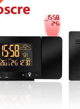 Radio Contraolled Projection Weather Station Colorful LCD Di