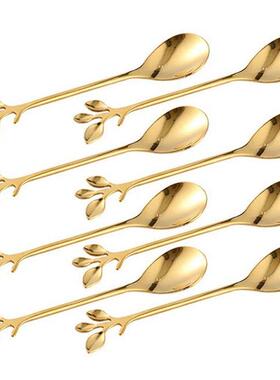 Ice-Cream Tea Stirring Spoons Retro Dessert Demitasse Espres