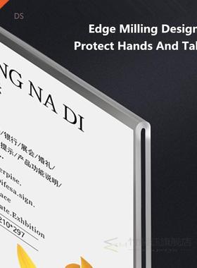 A4 Acrylic Sign Holder 8.5 x 11 Inch T Shape Table Top Doubl