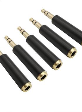1/2/5Pcs 3.5mm 3 Pole Male to 4 Pole Female Stereo Audio Con