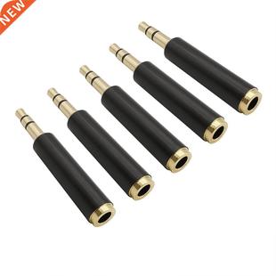 Audio Stereo Male 3.5mm Female 5Pcs Pole Con