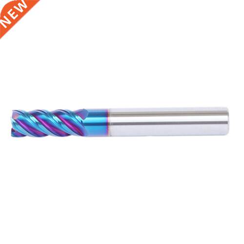 End Mill Milling Cutter 4-Flute Flat Head End Mill Carbide R