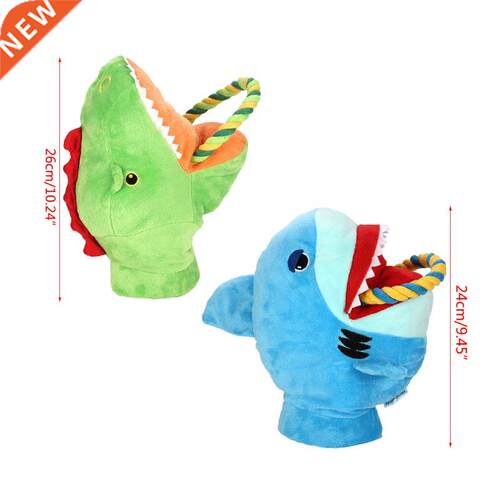 Funny Shark Crocodile Shaped Pet Dog Toy Puppy Chewing Plush