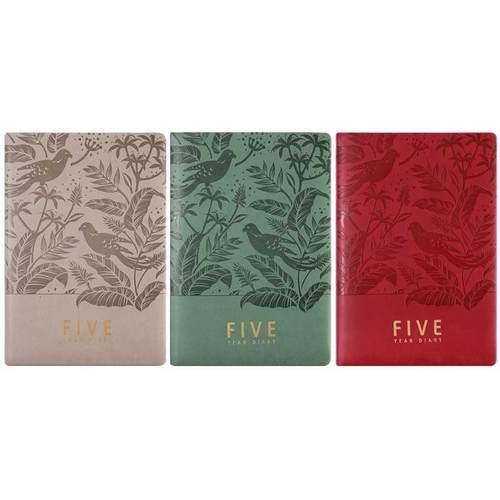 Five Year Diary Notebook A5 Yearly Agenda Journal Business N