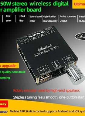 Bluetooth-Compatible 5.0 Wireless Audio Digital Power amplif