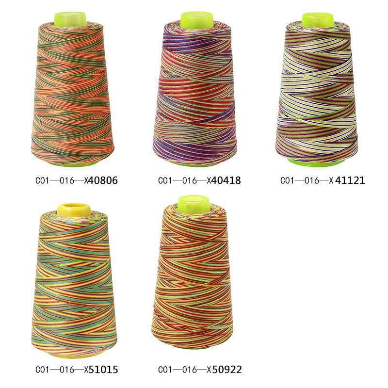 Colorful Sewing Machine Thread Set Nylon Quilting Thread Emb