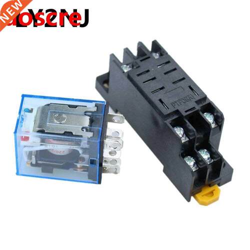 1 set Power Relay LY2NJ 220V AC Coil Miniature Relay DPDT 8