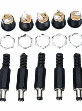 20pcs/lot 12V A Plastic Male Plugs + Female Socket Panel Mo