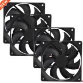 4Pin Com Fans Brushless 12V 120x25mm 120mm Cooling 4PC